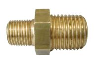 1/4" x 1/8" BSP Brass Hex Reducing Nipple