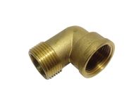 1" BSP Brass Male x Female Elbow