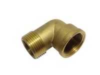 1" BSP Brass Male x Female Elbow