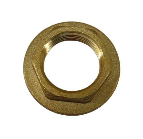 3/4" BSP Brass Wide Flanged Back Nut