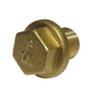 1/8" BSP Brass Flanged Blanking Plug