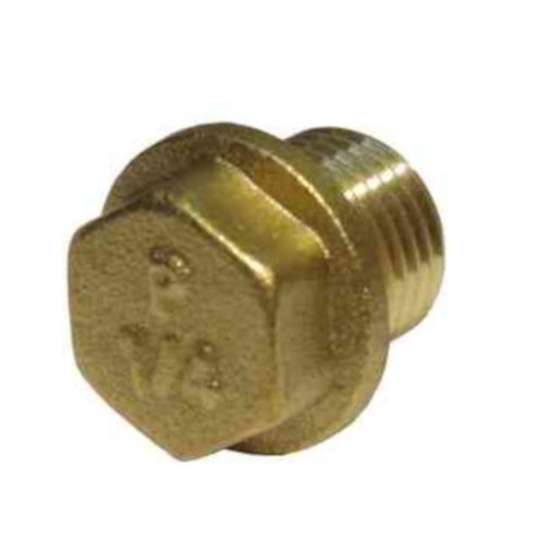 1/4" BSP Brass Flanged Blanking Plug