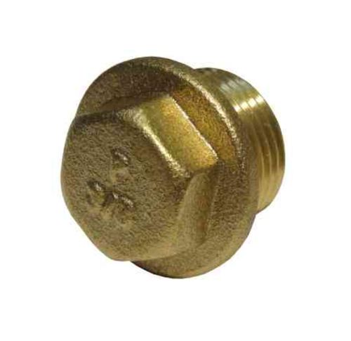 3/8" BSP Brass Flanged Plug