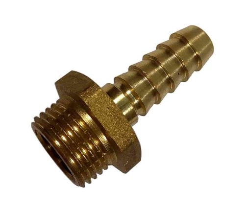 3/8" BSP Brass Hose Tail Connector