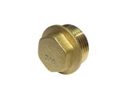 3/4" BSP Brass Flanged Plug