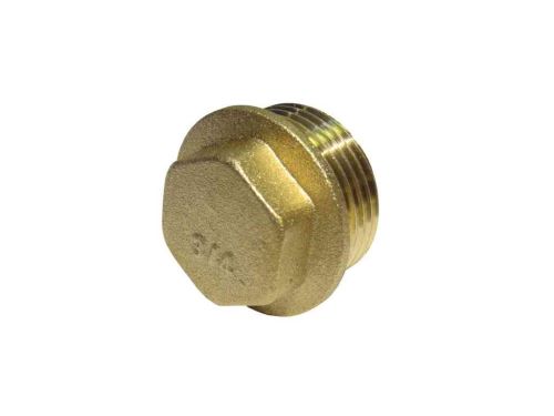 3/4" BSP Brass Flanged Blanking Plug