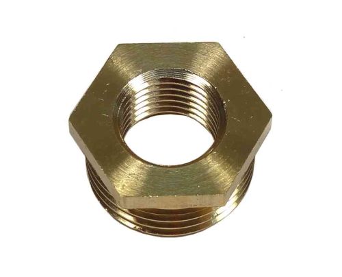 1/2" x 1/4" BSP Brass Reducing Bush