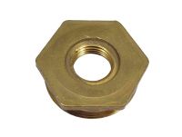 1-1/2" x 1/2" BSP Brass Reducing Bush