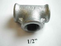 1/2" BSP Galvanised Iron Equal Tee