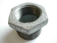 1" x 3/4" BSP Galvanised Iron Reducing Bush