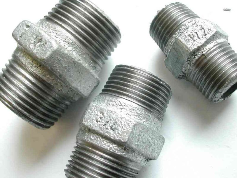 Galvanised Iron Hex Nipples