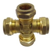 15mm Compression 4 Way Cross