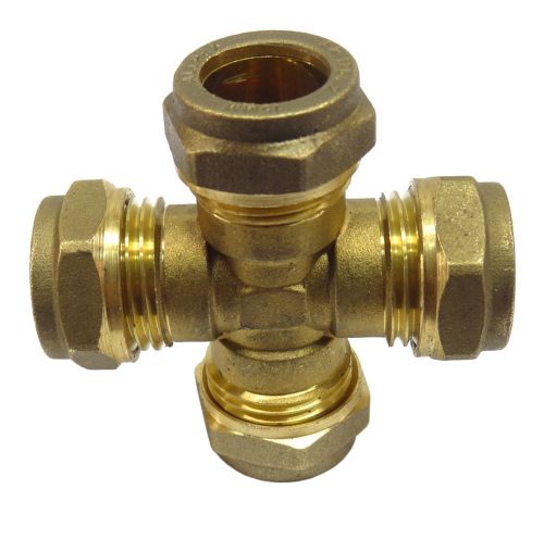 15mm Compression 4 Way Cross