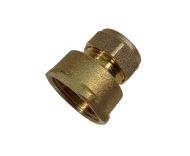 15mm Compression x 3/4" BSP Female Iron Straight Adaptor