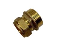 22mm Compression x 1" BSP Male Iron Straight Adaptor