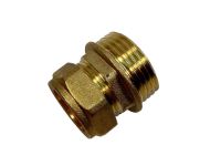 22mm Compression x 1" BSP Male Iron Straight Adaptor