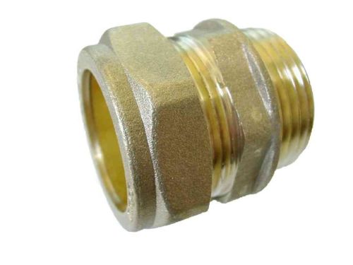 28mm Compression x 1" BSP Male Iron Straight Adaptor