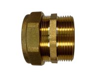 42mm Compression x 1-1/2" BSP Male Iron Straight Adaptor