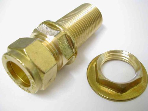 15mm Compression x 1/2" BSP Male Adaptor (Extra Long)