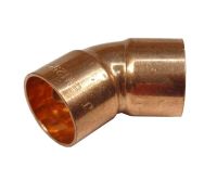 22mm End Feed 45 Degree Obtuse Elbow