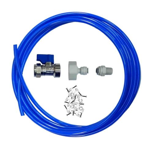 Fridge Plumbing Kit With Valve, Adaptor, 4m Pipe and Fridge Connector