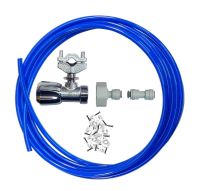 Fridge Plumbing Kit With Self Cutting Valve, Adaptor, 10m Pipe & Pipe Connector