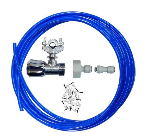 Fridge Plumbing Kit With Self Cutting Valve, Adaptor, 4m Pipe & Pipe Connector