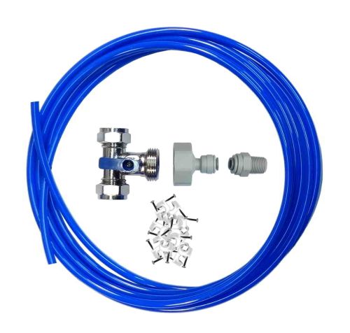 Fridge Plumbing Kit : Tee Valve, Adaptor, 4M Pipe & Fridge Connector