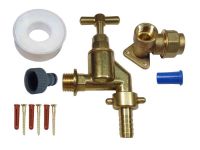 20mm MDPE Outside Tap Kit With Heavy Duty Bib Tap