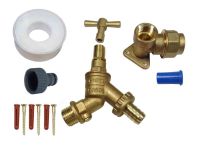20mm MDPE Outside Tap Kit With Lockshield Double Check Valve Tap