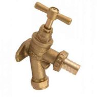 Outside Tap With Built In 15mm Wall Plate Elbow And Double Check Valve