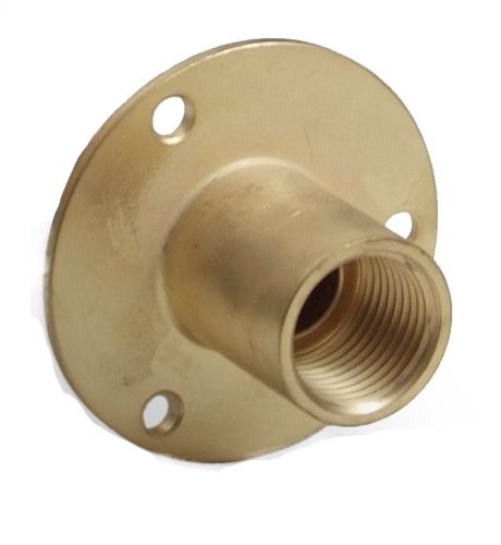Outside Tap Wall Backplate / Flange Without Pipe 15mm x 1/2" BSP 