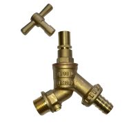 1/2" Lockshield Outside Tap With Double Check Valve