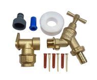 20mm MDPE Outside Tap Kit With Double Check Valve Bib Tap