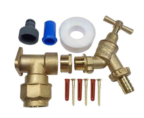 25mm MDPE Outside Tap Kit With Double Check Valve Tap