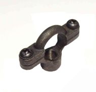 1/2" Black Malleable Iron Munsen Ring Pipe Clip
