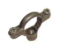3/4" Black Malleable Iron Munsen Ring Pipe Clip