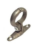 3/4" Black Malleable Iron School Board Pipe Clip