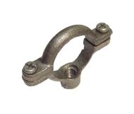 1" Black Malleable Iron Munsen Ring Pipe Clip