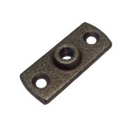 Black Malleable Iron Munsen Ring Backplate M10 Female