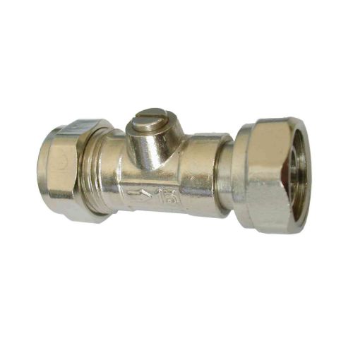 15mm x 1/2" BSP Straight Service Valve