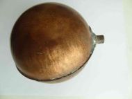 4-1/2" Copper Round Ball Float For 1/2" Ball-cock Valve