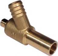 15mm Long Tail Type A Drain Off Valve / Drain Cock