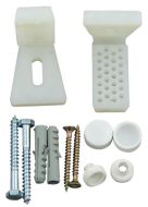 Toilet Pan / Bidet Angled Floor Bracket Fixing Kit