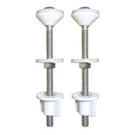 Siamp Close Coupled WC Toilet Cistern To Pan Bolts And Washers Kit