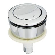 Wirquin Macdee Toilet Push Button Dual Flush (White Back Nut)