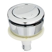 Wirquin Jollyflush Dual Flush Toilet Push Button (White Back Nut)