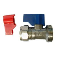 15mm x 3/4" BSP Washing Machine Valve / Tap