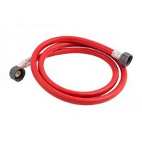 2.5m Red / Hot Washing Machine Inlet Hose (Extra Long)