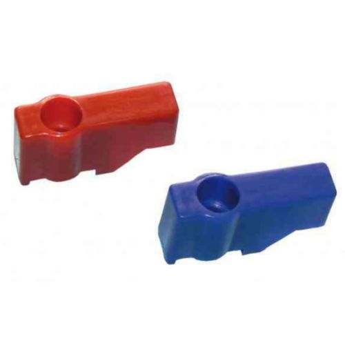 Blue and Red Lever Handles For Washing Machine Valve / Tap